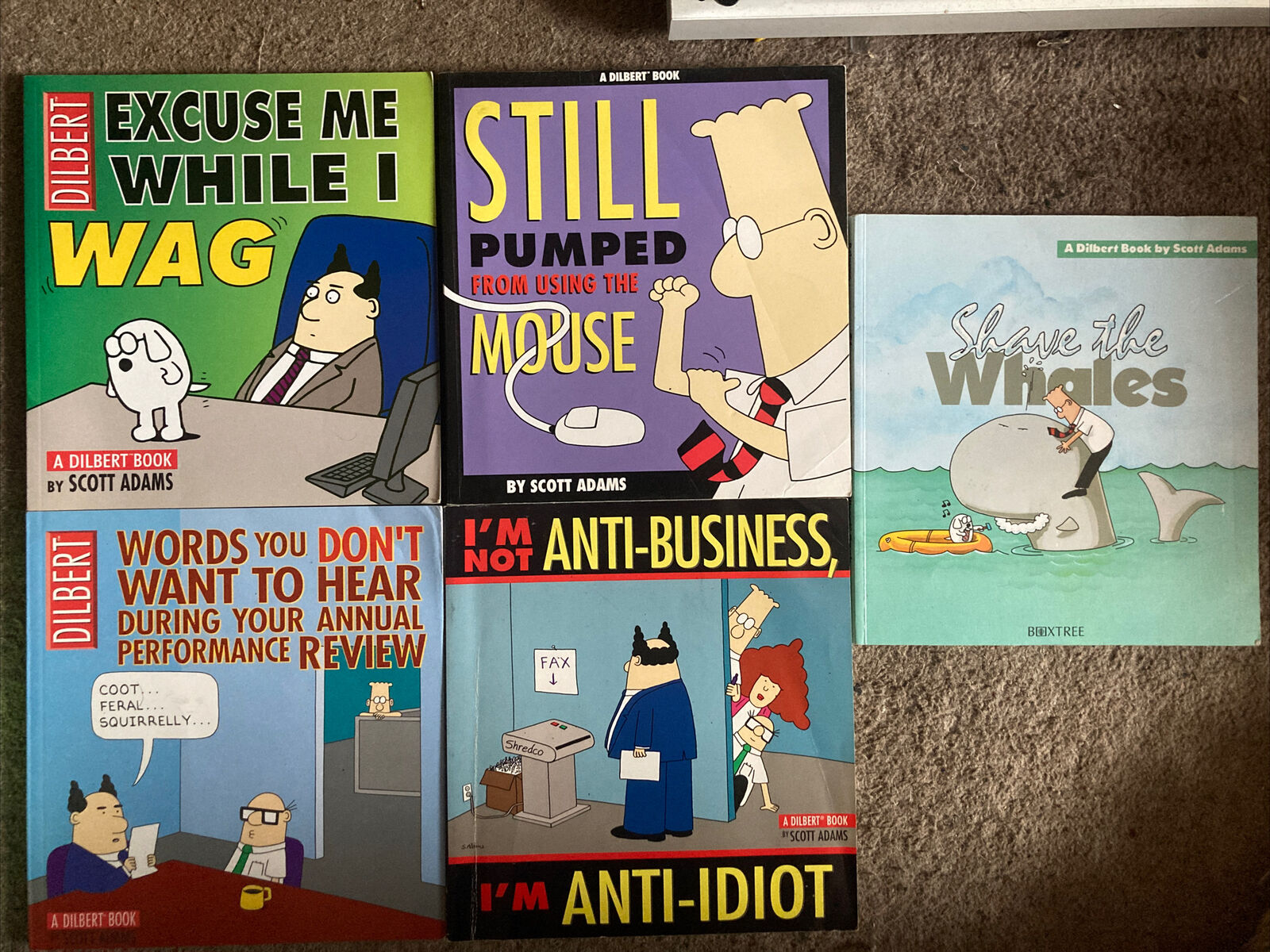 Scott Adams Paperbacks Dilbert Comic Strip Books Office Humour Fast Free  P&P | eBay