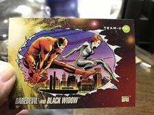 1992 SKYBOX MARVEL UNIVERSE SERIES 3 # 93 DAREDEVIL & BLACK WIDOW