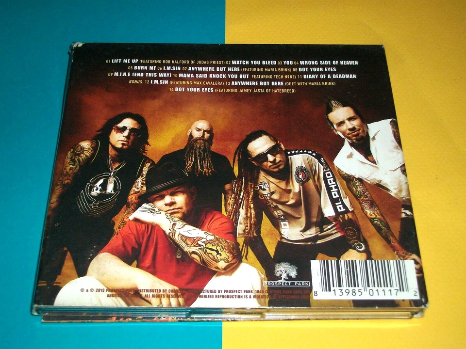 ⭐ FIVE FINGER DEATH PUNCH - WRONG SIDE OF HEAVEN RIGHTEOUS SIDE HELL 2X CD 29TRK Foto 2 de 2