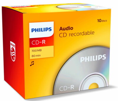 30 Philips Rohlinge CD-R Audio 80 Minuten Musik Jewelcase