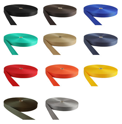 50meter Gurtband Polypropylene  25mm in 11 Farben Taschengurtband Taschenband