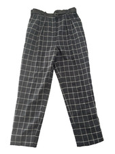 Vintage JH Collectibles Pants Womens 14 Wool High Rise Plaid Pleated Trousers