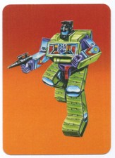 TRANSFORMERS ACTION CARDS #119 Bonecrusher *