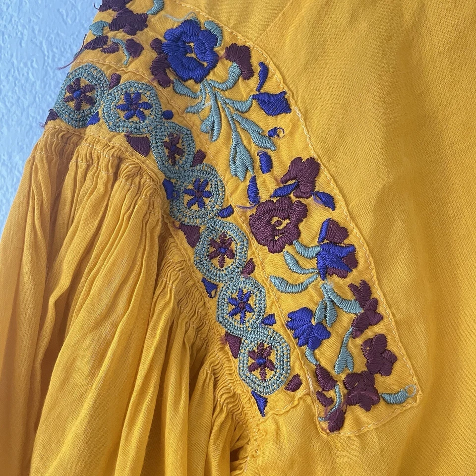 Jean Paul Gaultier Soleil Vintage Embroidered Cover Up Dress Women Size XS Italy - Image 3 of 4