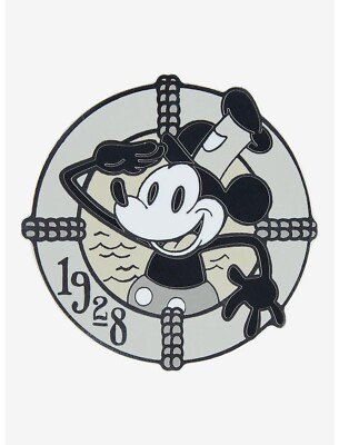 Disney Mickey Mouse Steamboat Willie 1928 Portrait Enamel – NEW | eBay