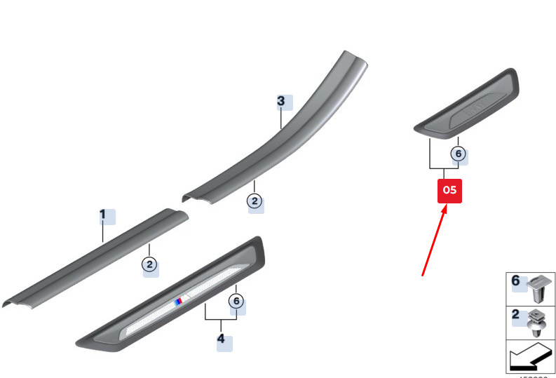 NOUVEAU COUVERCLE D'ADMISSION D'AIR ARRIÈRE BMW X2 F39 51477349674 7349674