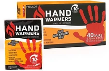 Hand Warmers 80 Warmers (40 pairs) Long Lasting Safe Portable Pocket Heat