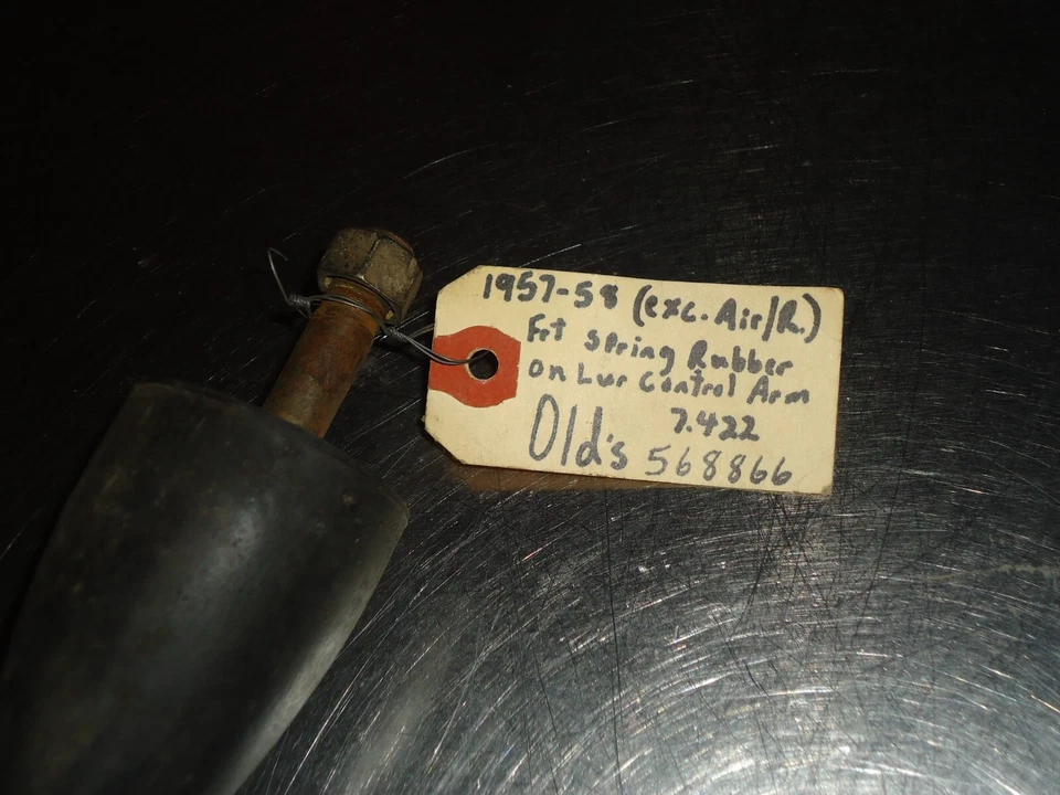 Nuevo parachoques brazo de control inferior GM 568866 Oldsmobile 1957 1958 Olds 88 98 NOS Foto 2 de 3