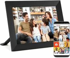 Photo Club 2K Smart Digital Picture Frame 10 Inch Touch Screen Auto Rotate
