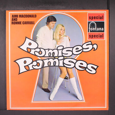 AIMI MACDONALD & RONNIE CARROLL: promises, promises FONTANA 12'' LP 33 RPM UK