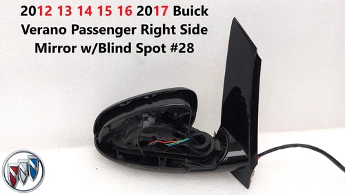 2012 13 14 15 16 2017 Buick Verano Passenger Right Side Mirror w/Blind Spot #28