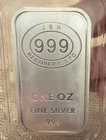 JBR Recovery Silver Bar .999 Fine -1 Troy Oz.