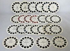  24 1960's View-Master GAF loose reels Rudolph Lassie Snoopy Charlottes Web  