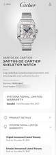 2019 Cartier Santos Skeleton Dial Steel 40mm WHSA0007 Warranty to Dec 2027 3