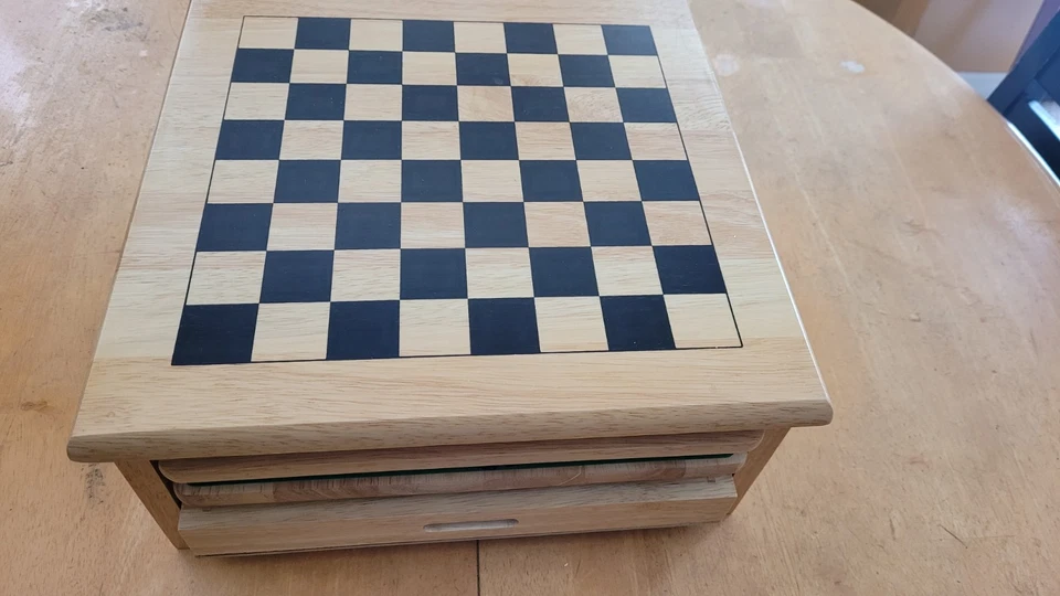 Vintage Multiple Classic Ten Games Solid Wood Boards "Game House" - Image 4 of 4