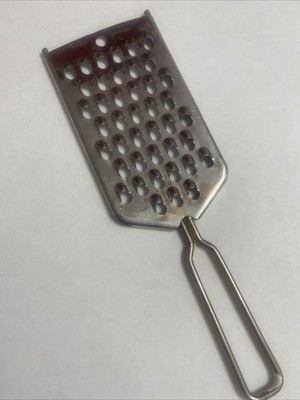 Foley Handheld Stainless Steel Cheese Grater Zester 1960s Vintage, 9-inch