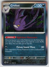Crobat 051/086 Holofoil Chaos Rising NM EN Pokemon