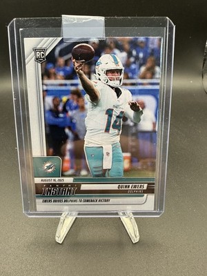 2025 Panini Instant Quinn Ewers RC #24 Drives Miami To Comeback Win 123 Made