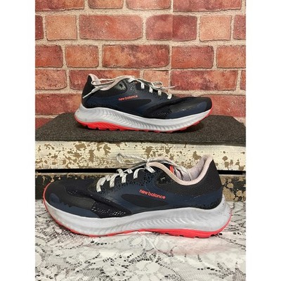 New Balance Nitrel v5 Trail Running Shoes Black Navy Coral WTNTRLN5 Womens 11