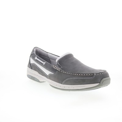 Dunham Captain Venetian Herren Grau Leder Freizeitschuh