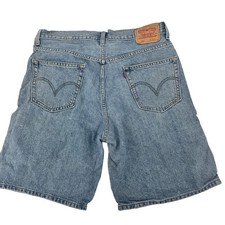 Levi's 550 Relaxed Fit Shorts Mens 36 Light Wash Blue Denim Cotton Dad Skater