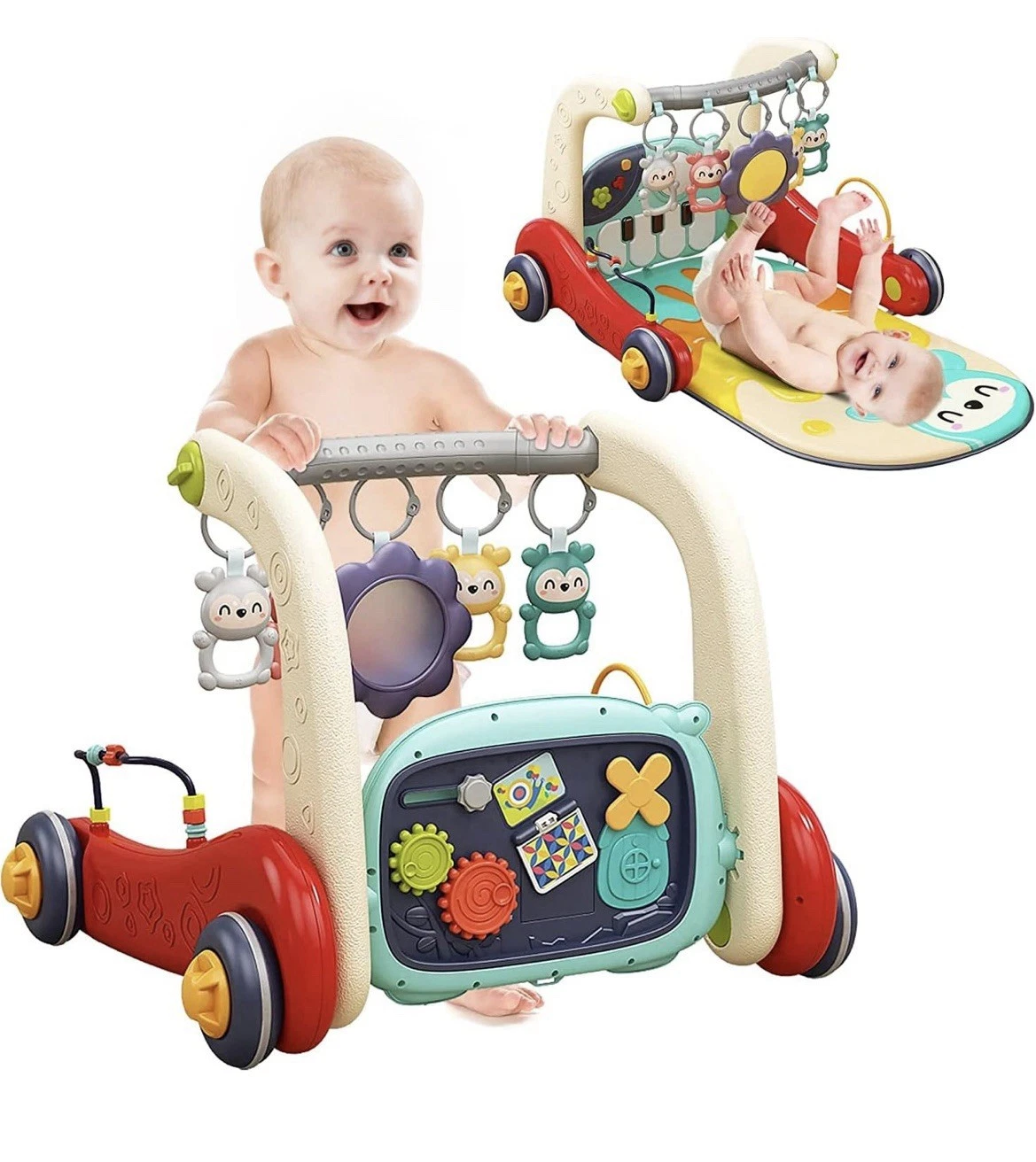 Baby Gym Play Mat 2-In-1 Baby Activity Center Playing Piano Tummy Time Toddler
Opens in a new window
