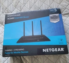 Netgears Nighthawk Ac2600 Smart Wi-Fi Router 1 GHz Dual Core Processor. New
