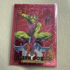 2024 UD Marvel Masterpieces ’92 Platinum PINK LASERS #36 Green Goblin #062/992