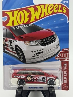 Hot Wheels Honda Odyssey 2016 Red Edition Target Exclusive 1:64 Diecast W/Case