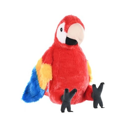 Wild Republic Cuddlekins Scarlet Macaw Stuffed Animal 12 Inches