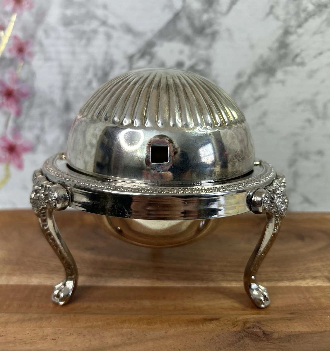 FB Rogers Silver Coin Antique US Silver-Plated Butter Dishes for