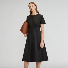 Everlane The Organic Cotton Waisted Dress SZ LRG