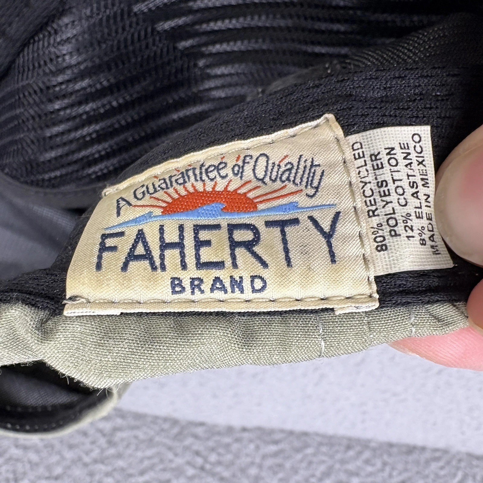 Faherty Hat Cap Snapback Adjustable Green ACK Pat… - image 9