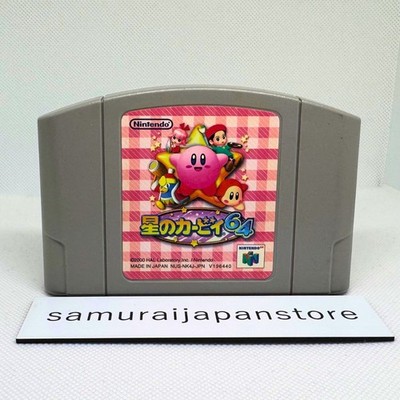 Hoshi no Kirby 64 Crystal Shards Nintendo N64 Cartridge Tested Japanese Game