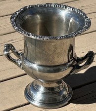 Gorham Newport Silver Plate Champagne & Wine Bucket Vintage 1940's 10 Tall