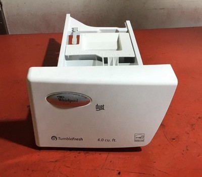 Whirlpool Washer Detergent Dispenser Drawer white