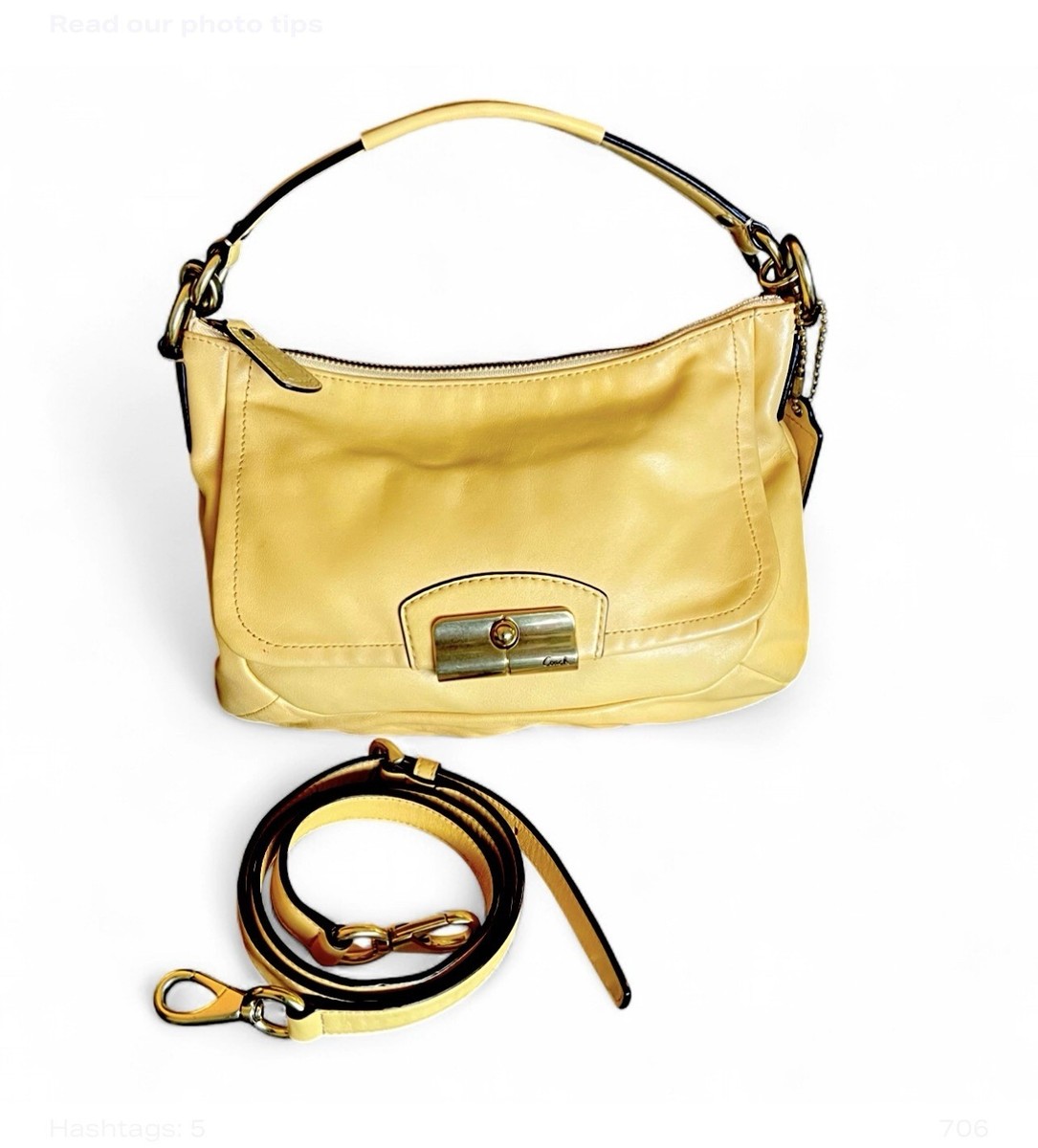 Vintage Coach 2 Way Leather Bag | eBay