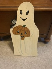Ghost: Cute Hand Painted With Jack-o  -lantern Halloween Decoration