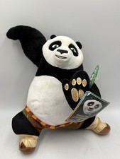 Image of Dreamworks Kung Fu Panda 4 Plush Action Stance Whitehouse Leisure 12” TAGGED VGC