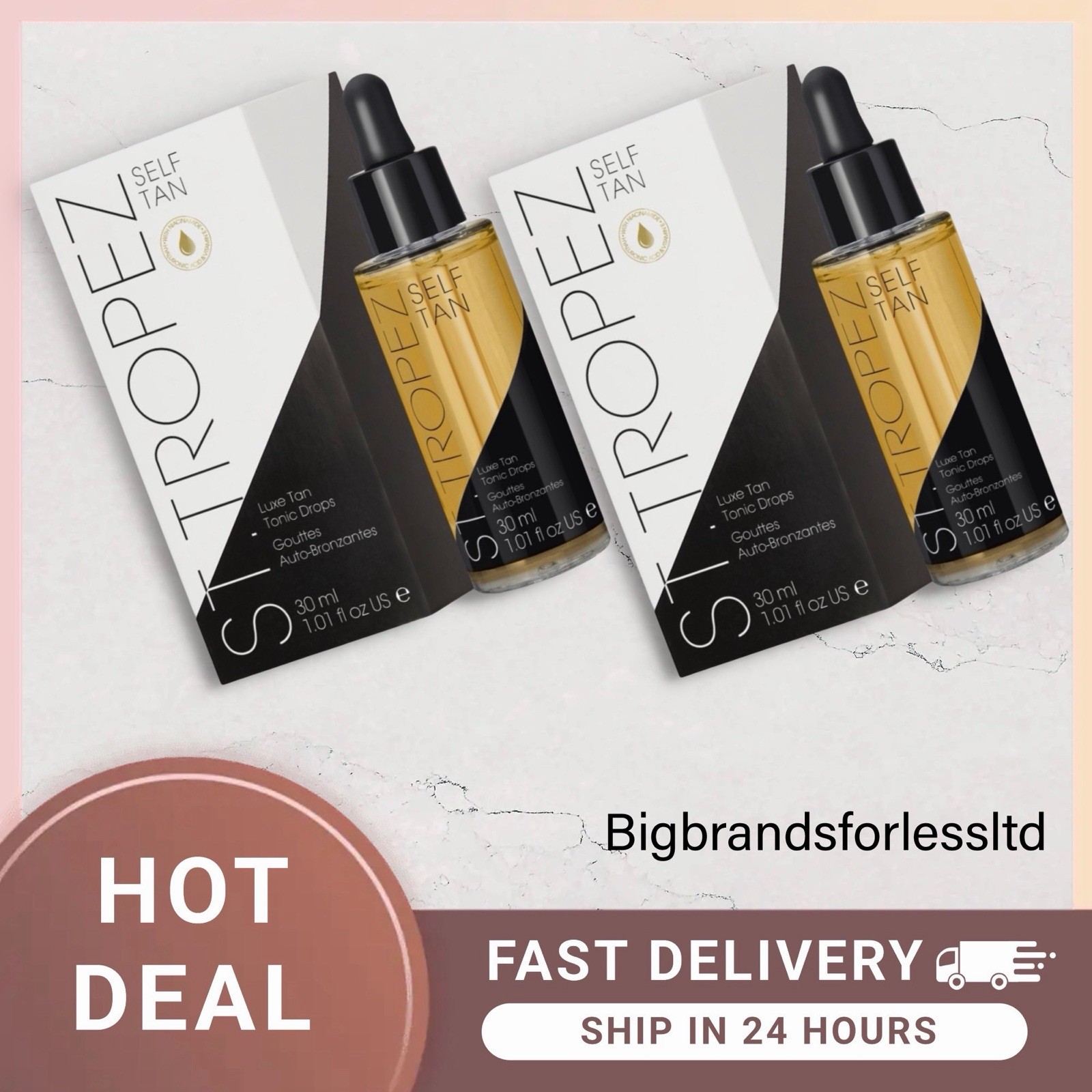 St.Tropez Tan Luxe Tonic Glow Drops 30ml Face And Body RRP £30 - Image 7