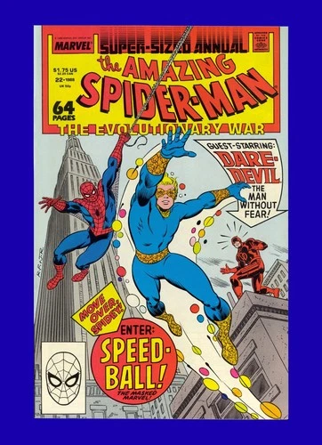 Amazing Spider-Man Annual #22 1st App of Speedball - Daredevil - 1988 9.8 NM-MT