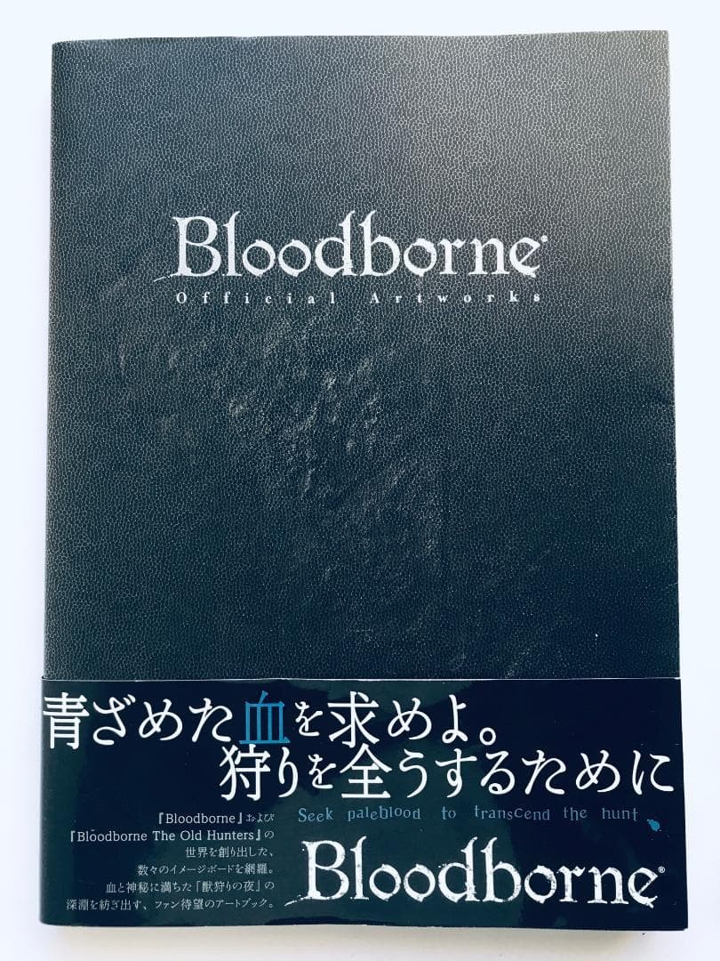 Y1129 Bloodborne Official Art Works Guide Book First Edition Obi Blood