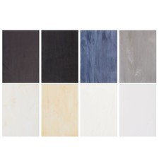 8 Sheets Stained Glass Sheet 4"x6" Variety Mosaic Glass Tiles Black&White Series