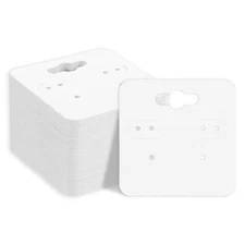 100 Pcs 2" Earring Display Cards Jewelry Display Holders for Selling Packaging