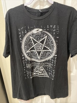 Vtg Blue Felix Power Of Source Band Heavy Metal Tee Shirt Size XLarge Rare!