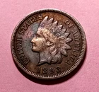 ■ 1893 INDIAN PENNY ONE CENT ☐ VF