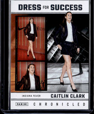2025 Panini Caitlin Clark Chronicled #64 Dress for Success