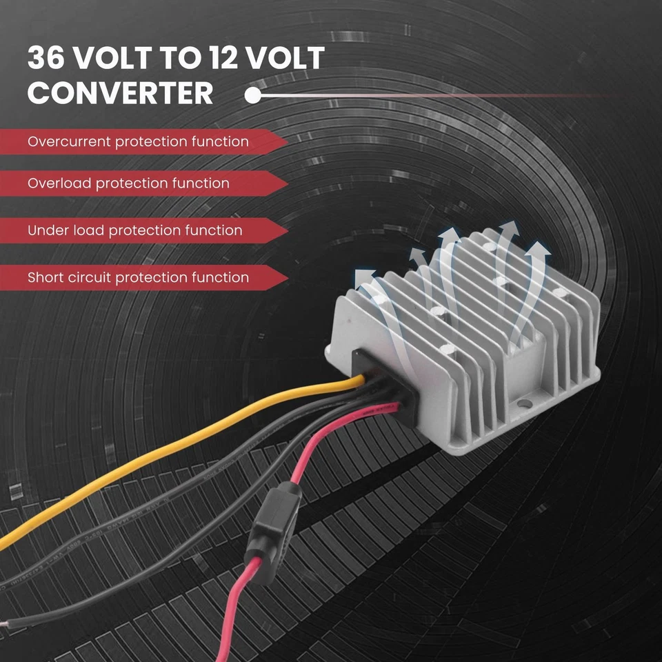 CC 36V / 48V a 12V 20A Convertidor de Voltaje DC Regulador Reductor Reducto2175 - Imagen 4 de 4