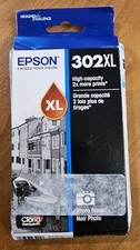 Epson 302XL Photo Black Ink Cartridge T302XL120-S OEM Genuine Exp 05/28