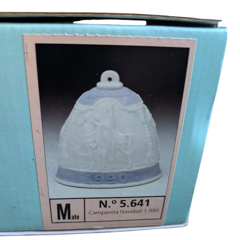 Lladro 1990 Christmas Bell Ornament No 5 641